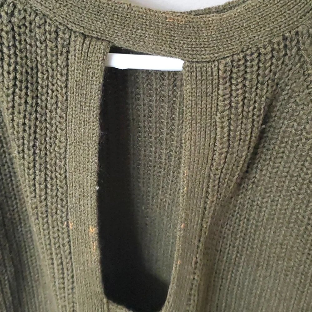 2/$5 Cold Shoulder, Cutout Back Sweater - Picture 4 of 4